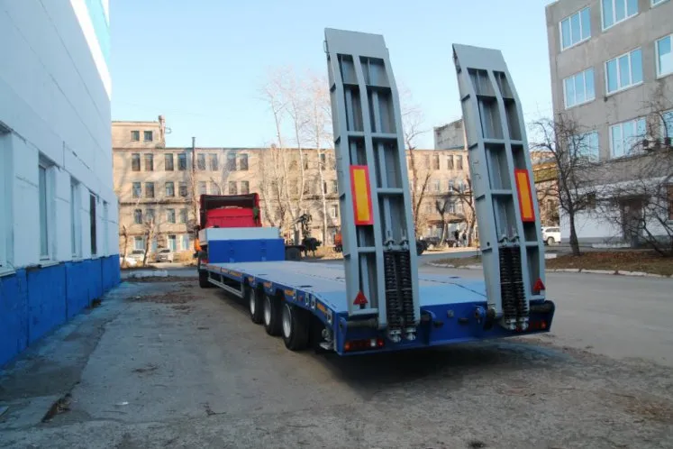 Низкорамный полуприцеп-тяжеловоз ЧМЗАП 99064 по спецификации 042-02 ВУ1 1