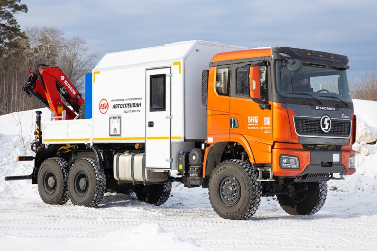 Арок SHACMAN SX32586V385 с КМУ Sunhunk 108-2 0