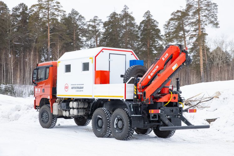 Арок SHACMAN SX32586V385 с КМУ Sunhunk 108-2 1