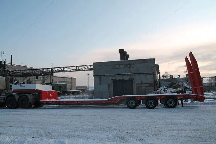 Низкорамный полуприцеп-тяжеловоз ЧМЗАП 9906.4 по спецификации 042 HP ПП4 4