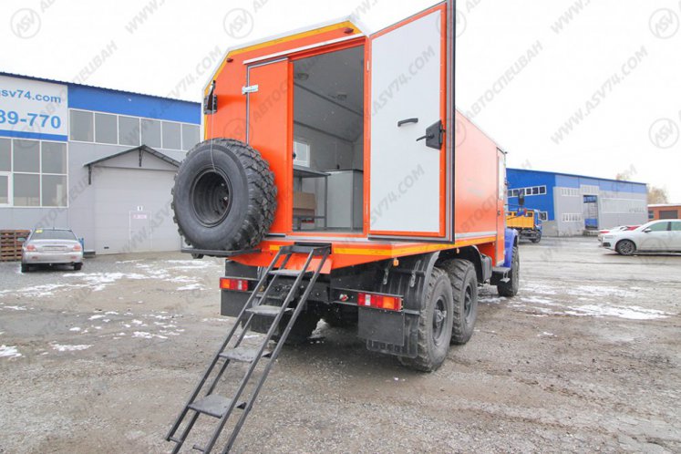 Передвижная мастерская ПАРМ АСВ 7722G4 Урал-NEXT4320-6952-72(Е5)Г38 с отсеком для перевозки людей 5