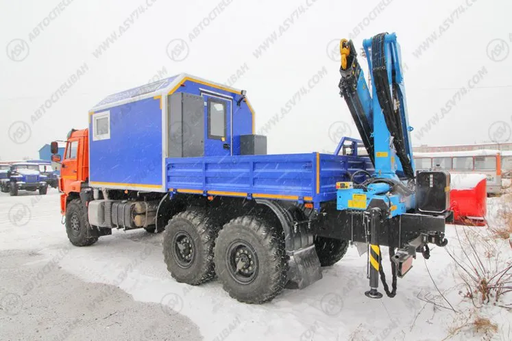 Агрегат для ремонта и обслуживания качалок АРОК КАМАЗ 43118-3027-50 с КМУ ИМ-95 3