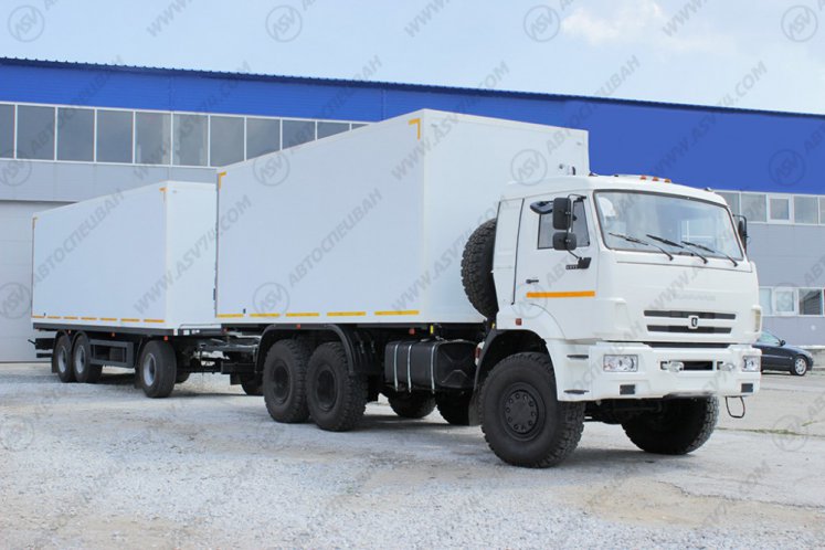 Изотермический фургон КамАЗ 65111 (автопоезд) 2