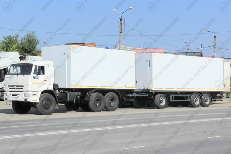 Изотермический фургон КамАЗ 65111 (автопоезд) 1