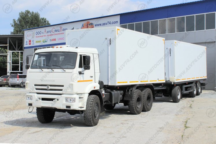 Изотермический фургон КамАЗ 65111 (автопоезд) 0