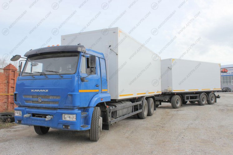 Изотермический фургон КамАЗ 65117 (автопоезд) 0