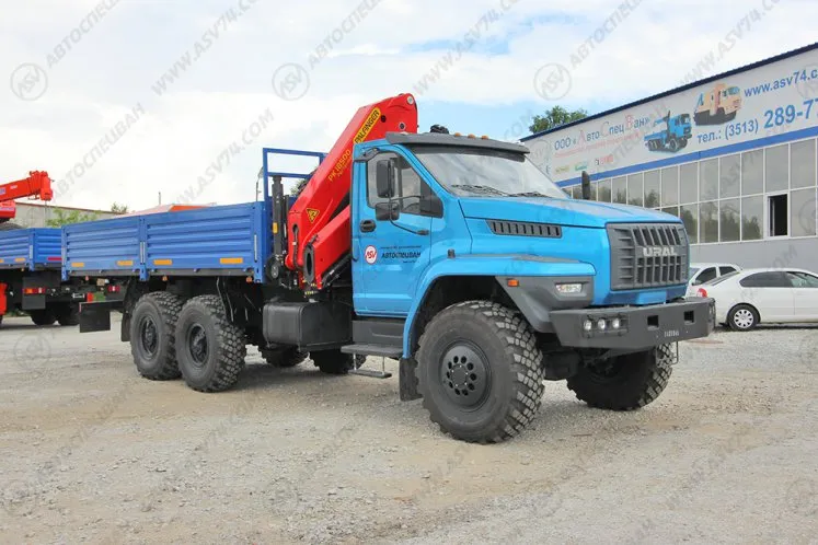 Бортовой автомобиль Урал 4320 NEXT (капотный) с КМУ Palfinger 18500 0