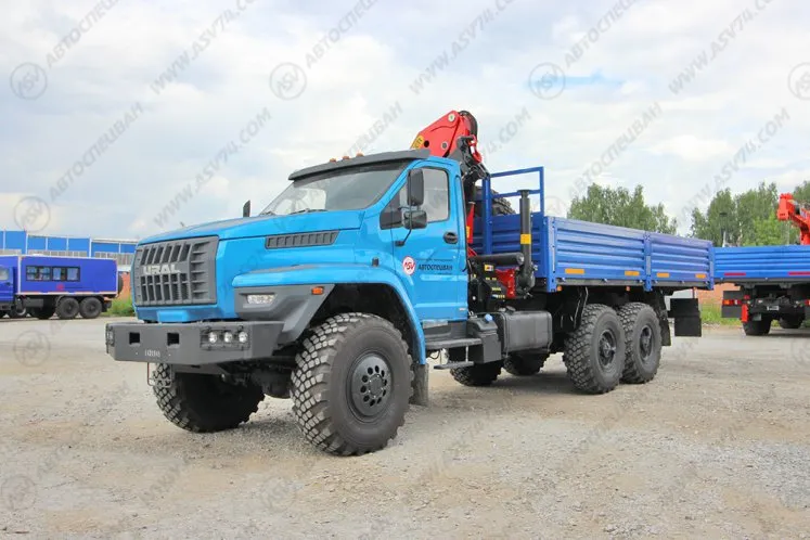 Бортовой автомобиль Урал 4320 NEXT (капотный) с КМУ Palfinger 18500 2