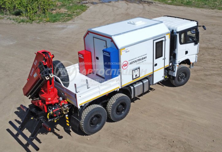 Арок SHACMAN SX32586V385 с КМУ Sunhunk 125 3