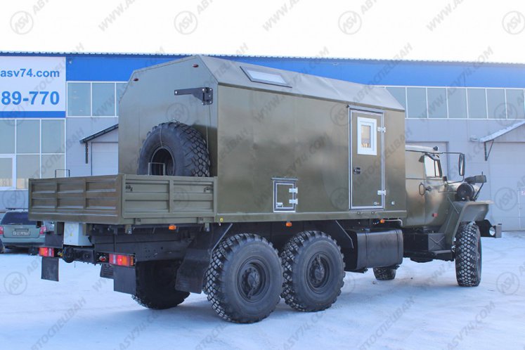 Передвижная мастерская ПАРМ АСВ7721G1-20 Урал 4320-1912-60Е5 с жилым отсеком 2