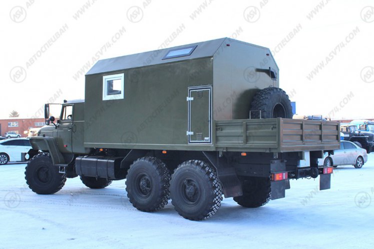 Передвижная мастерская ПАРМ АСВ7721G1-20 Урал 4320-1912-60Е5 с жилым отсеком 3