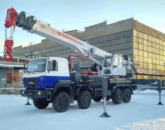 Автокран «Челябинец» КС-65717 (50т., 34.3 м.) на шасси Урал 9593-1151-01, 8х8 0