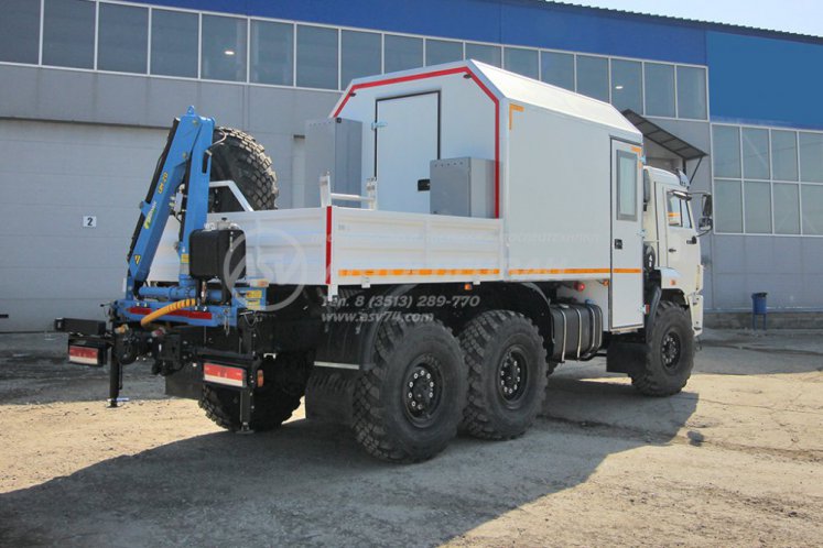 ПАРМ КамАЗ 43118-3027-50 с КМУ ИМ-20 1