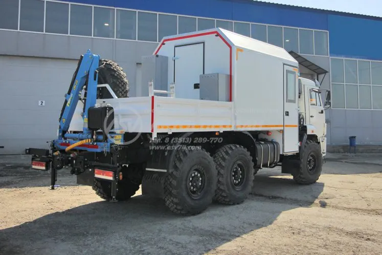 ПАРМ КамАЗ 43118-3027-50 с КМУ ИМ-20 1