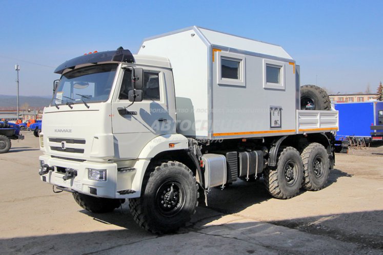 ПАРМ КамАЗ 43118-3027-50 с КМУ ИМ-20 3