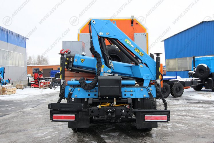 Передвижная мастерская ПАРМ КАМАЗ 43118-3027-50 с КМУ ИМ-55 4