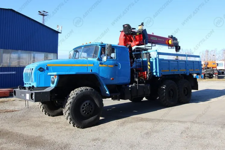 Бортовой Урал 4320-1912-60Е5 с КМУ ИТ-150 1
