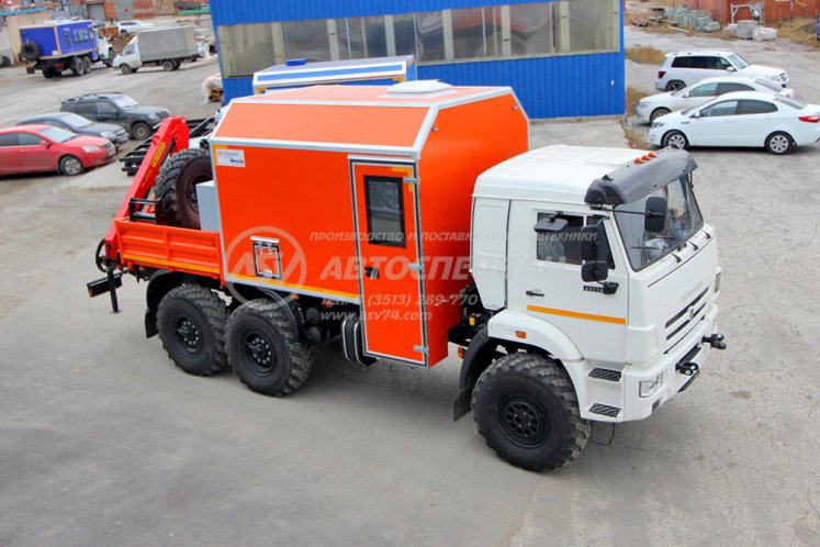 Агрегат наземного ремонта водоводов АНРВ КАМАЗ 43118-3027-50 с КМУ Palfinger 6500 1