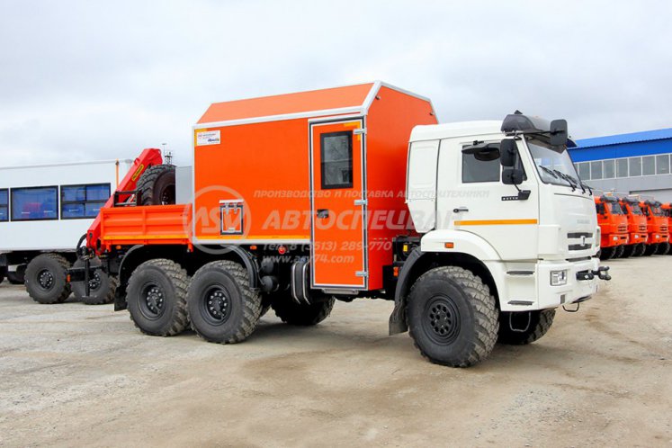 Агрегат наземного ремонта водоводов АНРВ КАМАЗ 43118-3027-50 с КМУ Palfinger 6500 0
