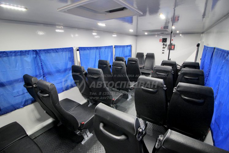 Вахтовый автобус Урал NEXT 4320-6952-72 (Е5) Г38 спальное место, 20 мест 7