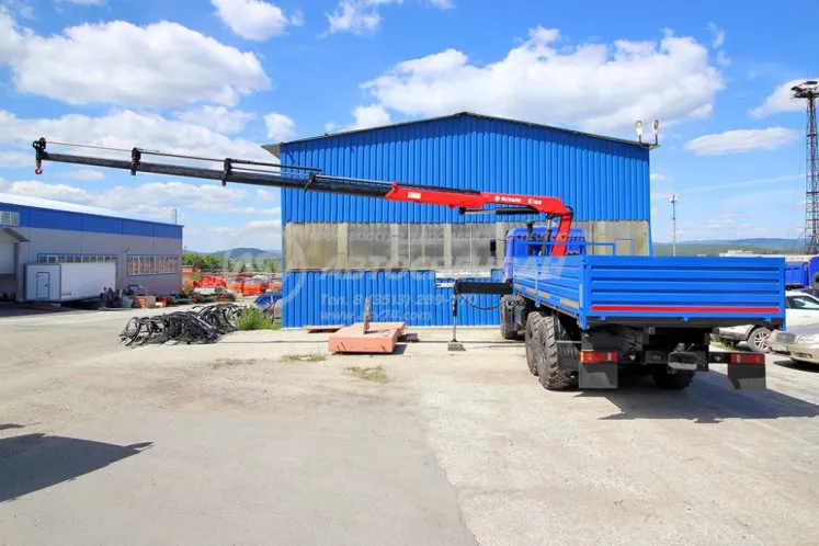 Бортовой Урал 4320-4972-80 с КМУ Sunhunk K168 1