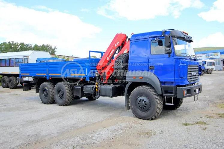 Бортовой Урал 4320-4972-80 с КМУ Sunhunk K168 0