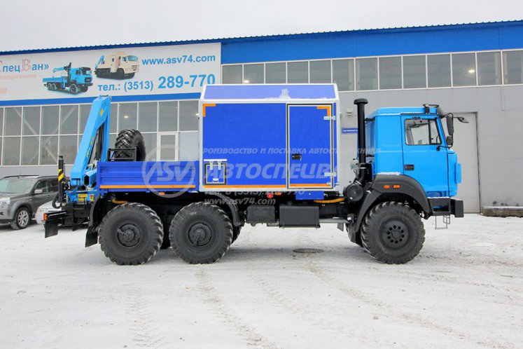 Агрегат наземного ремонта водоводов АНРВ Урал 4320-4152-81Е5 с КМУ ИМ-50 1