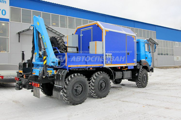 Агрегат наземного ремонта водоводов АНРВ Урал 4320-4152-81Е5 с КМУ ИМ-50 2