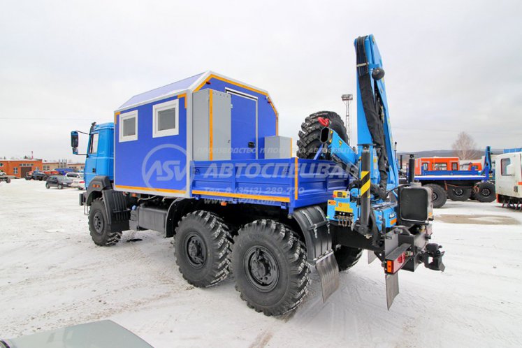 Агрегат наземного ремонта водоводов АНРВ Урал 4320-4152-81Е5 с КМУ ИМ-50 3