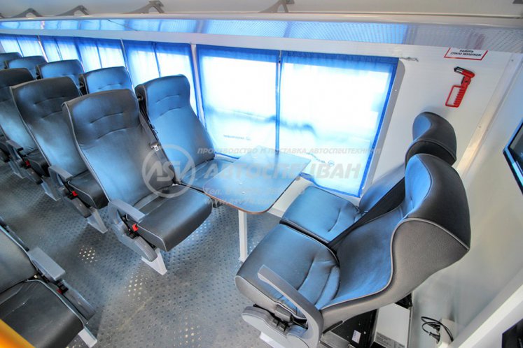 Вахтовый автобус Урал NEXT 4320-6952-72 (Е5) Г38, 24 места. Грузовой отсек 8