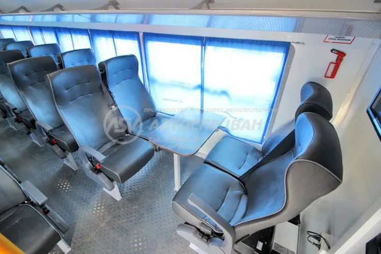 Вахтовый автобус Урал NEXT 4320-6952-72 (Е5) Г38, 24 места. Грузовой отсек 8