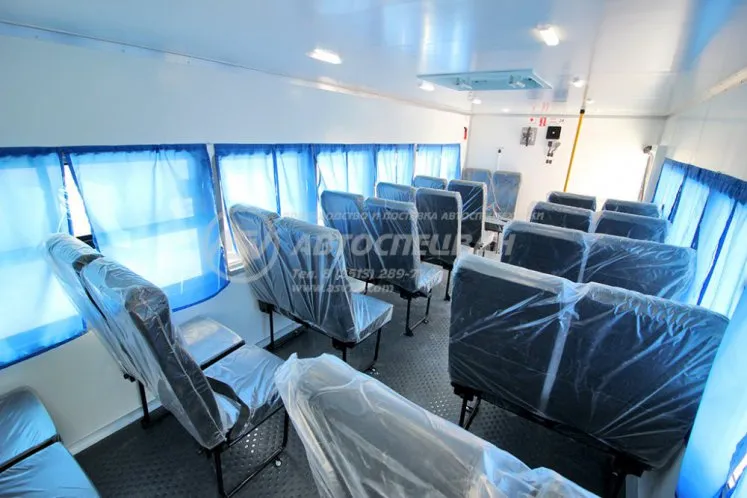 Вахтовый автобус Урал NEXT 4320-6952-72, 24 места. Грузовой отсек 5