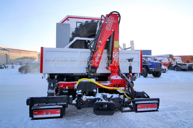 Агрегат ремонта и обслуживания качалок Камаз 43118-3027-50 с КМУ Fassi M20A.12 4