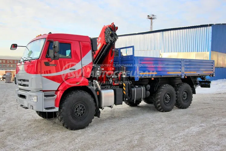 Бортовой КАМАЗ 43118-3027-50 с КМУ Sunhunk 168 1