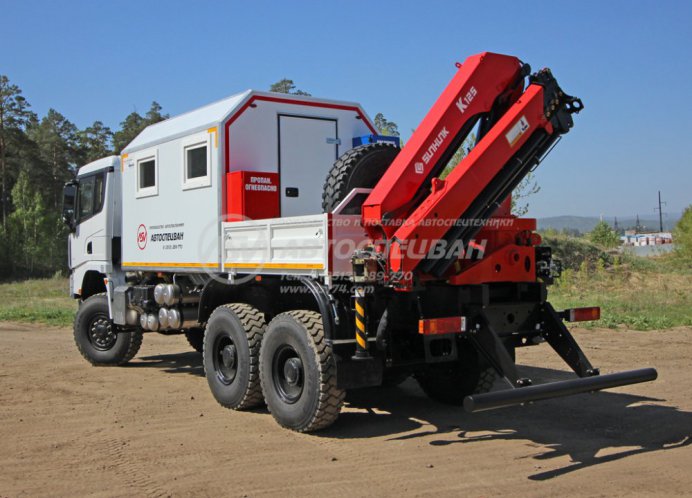 Арок SHACMAN SX32586V385 с КМУ Sunhunk 125 4