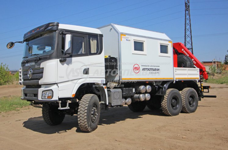 Арок SHACMAN SX32586V385 с КМУ Sunhunk 125 1