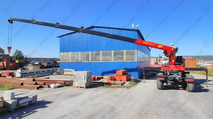Седельный тягач КАМАЗ 43118-50 с КМУ ИТ-150 (тросовый) 8