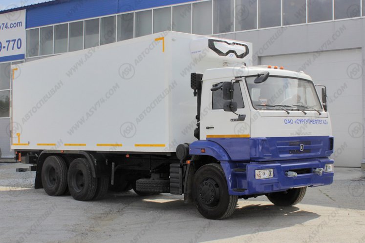 Изотермический фургон КамАЗ 65115-3094-19 с ХОУ и гидробортом 0