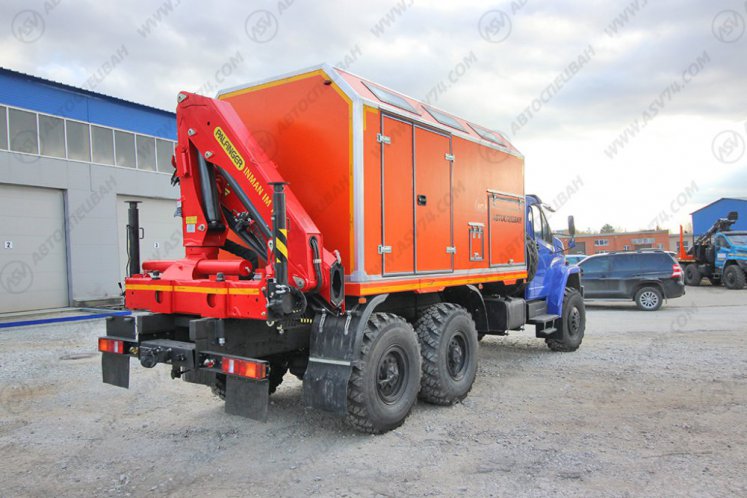 Передвижная мастерская ПАРМ АСВ 7722G4 Урал-NEXT4320-6952-72(Е5)Г38 с КМУ ИМ-150N 3