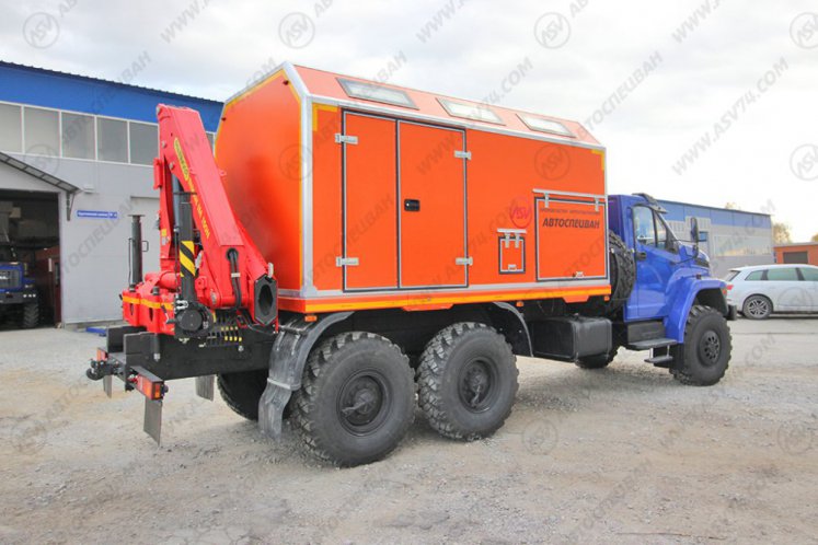 Передвижная мастерская ПАРМ АСВ 7722G4 Урал-NEXT4320-6952-72(Е5)Г38 с КМУ ИМ-150N 4