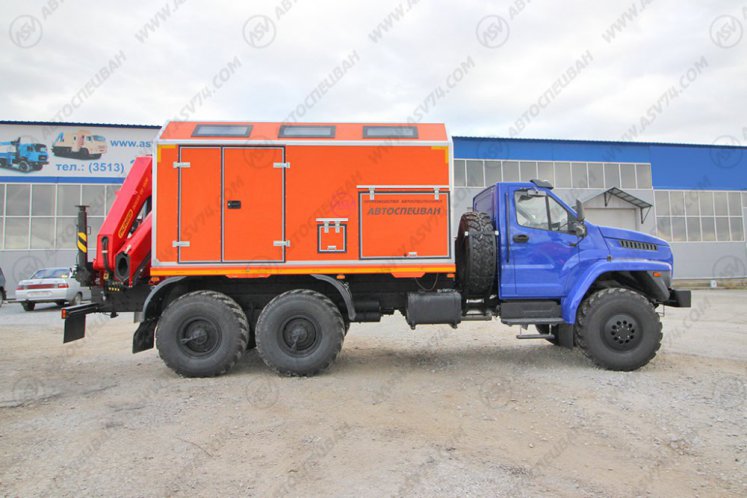 Передвижная мастерская ПАРМ АСВ 7722G4 Урал-NEXT4320-6952-72(Е5)Г38 с КМУ ИМ-150N 5
