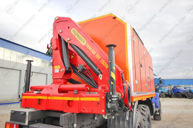 Передвижная мастерская ПАРМ АСВ 7722G4 Урал-NEXT4320-6952-72(Е5)Г38 с КМУ ИМ-150N 13
