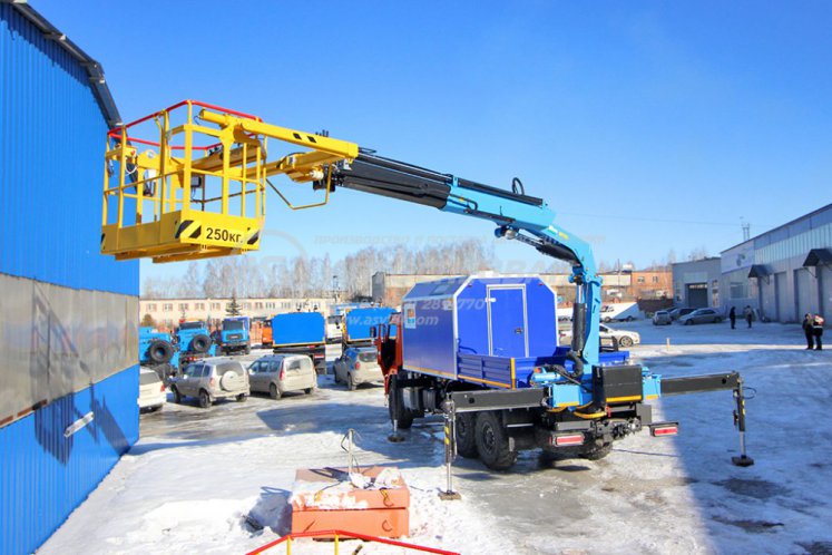 Маслостанция КАМАЗ 43118-3027-50 с КМУ ИМ-180 (Люлька) 3
