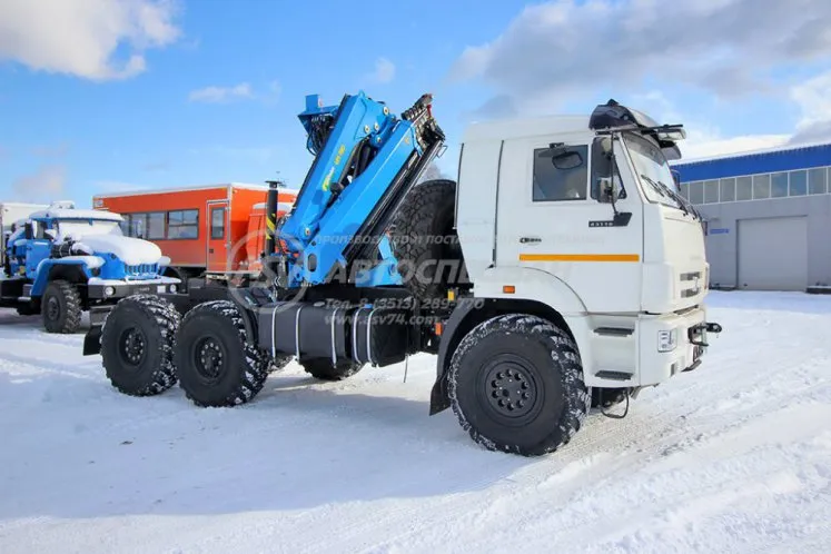Седельный тягач КАМАЗ 43118-50 с КМУ ИМ-180-05 0