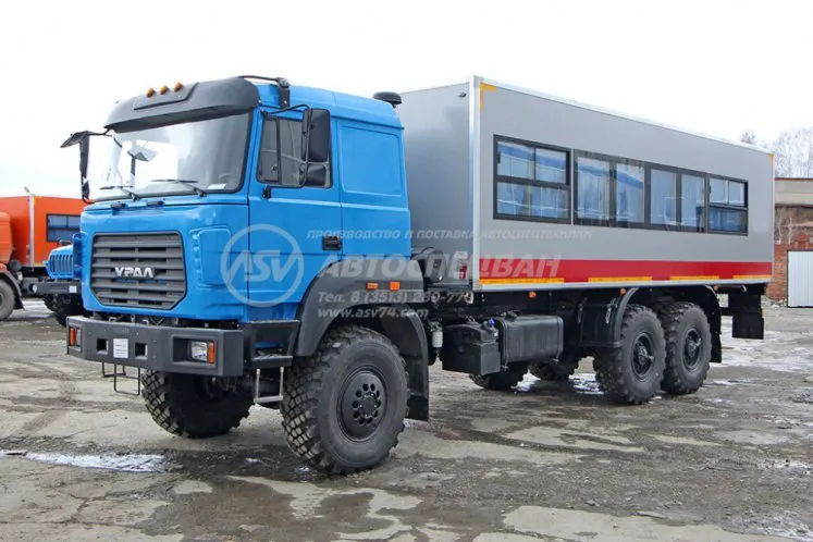 Вахтовый автобус Урал 4320-4971-80, 28 мест с грузовым отсеком 6