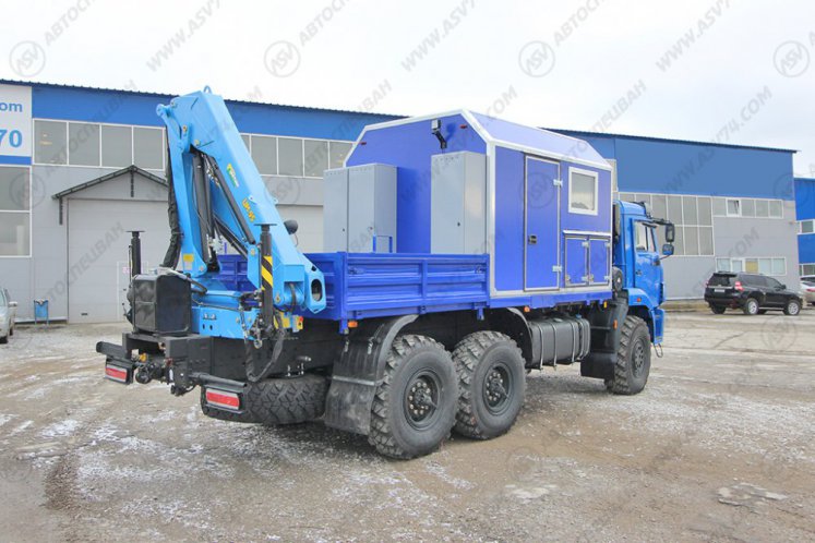 Маслостанция КАМАЗ 43118-3017-50 с КМУ ИМ-95 2