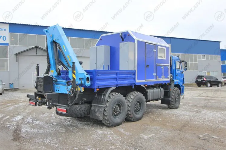 Маслостанция КАМАЗ 43118-3017-50 с КМУ ИМ-95 2