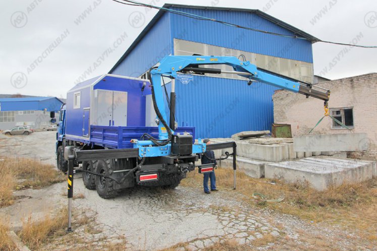 Маслостанция КАМАЗ 43118-3017-50 с КМУ ИМ-95 4