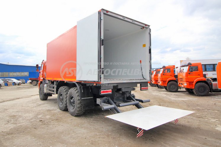 Рефрижератор с гидробортом ZEPRO и ХОУ Thermo King на шасси КамАЗ 43118-3027-50 5