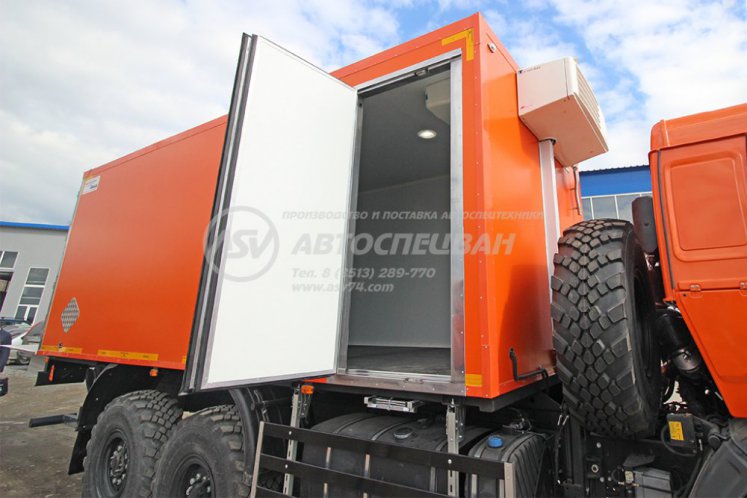 Рефрижератор с гидробортом ZEPRO и ХОУ Thermo King на шасси КамАЗ 43118-3027-50 6
